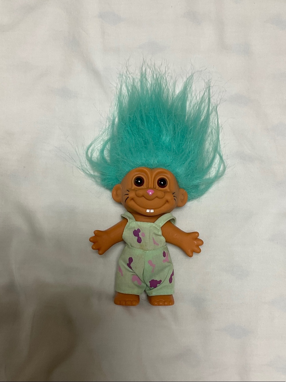 1990’s Russ Berrie Easter Egg Painter Rabbit/Bunny Troll Doll